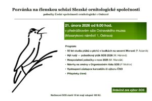 Přečtete si více ze článku Pozvánka na jarní členskou schůzi 2026